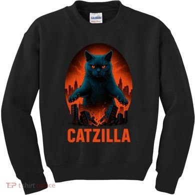 Catzilla Pose Kids Sweatshirt