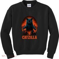 Catzilla Pose Kids Sweatshirt thumb 0