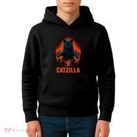 Catzilla Pose Kids Hoodie thumb 4