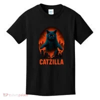 Catzilla Pose Kids T-Shirt thumb 0