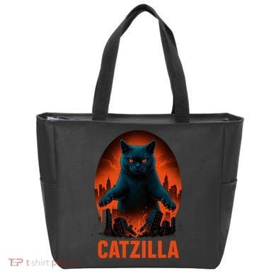 Catzilla Pose Tote Bag