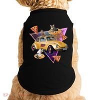 Cat Pizza Car Galaxy Doggie Tank thumb 0