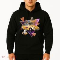 Cat Pizza Car Galaxy Hoodie thumb 2