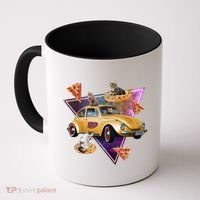 Cat Pizza Car Galaxy Coffee Mug thumb 0