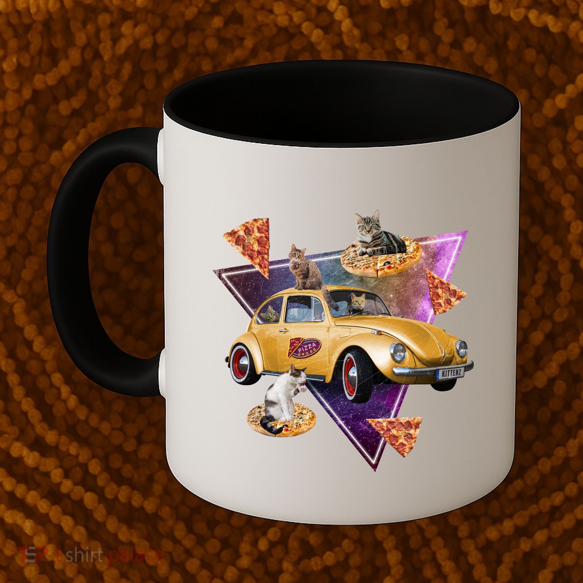 Cat Pizza Car Galaxy Coffee Mug