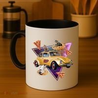 Cat Pizza Car Galaxy Coffee Mug thumb 4
