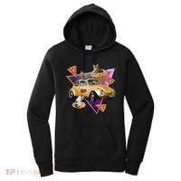 Cat Pizza Car Galaxy Women's Hoodie thumb 0