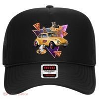 Cat Pizza Car Galaxy Hat thumb 0
