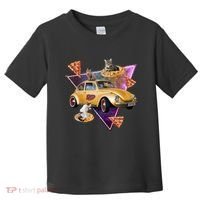 Cat Pizza Car Galaxy Toddler T-Shirt thumb 0
