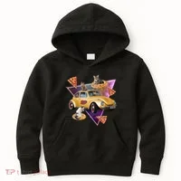 Cat Pizza Car Galaxy Kids Hoodie thumb 0