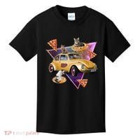 Cat Pizza Car Galaxy Kids T-Shirt thumb 0