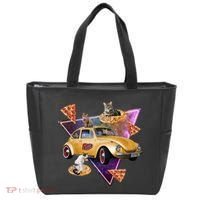 Cat Pizza Car Galaxy Tote Bag thumb 0