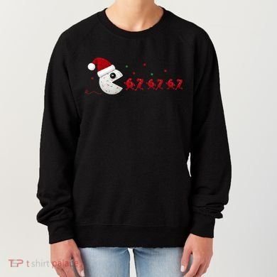 Crochet Pac Christmas 67 Meme Women's Sweatshirt