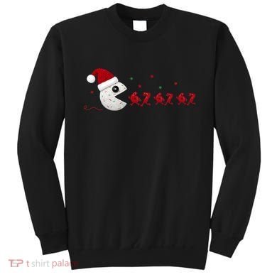 Crochet Pac Christmas 67 Meme Sweatshirt