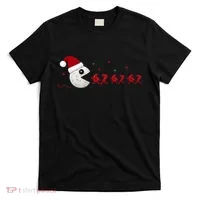 Crochet Pac Christmas 67 Meme T-Shirt thumb 0