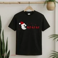 Crochet Pac Christmas 67 Meme T-Shirt thumb 2