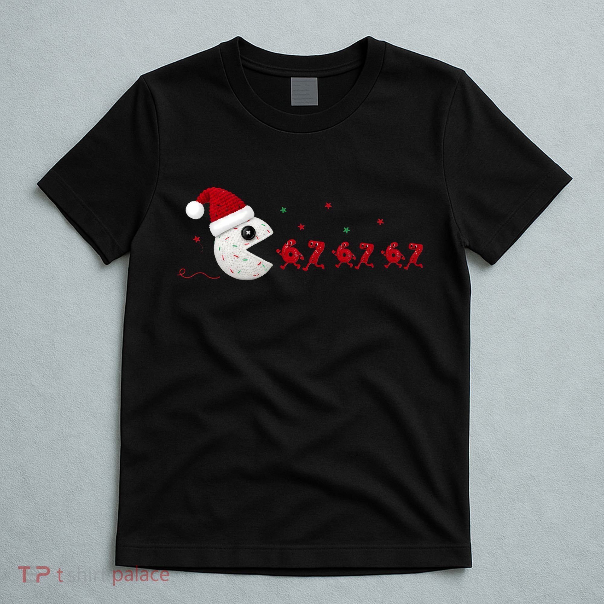 Crochet Pac Christmas 67 Meme T-Shirt