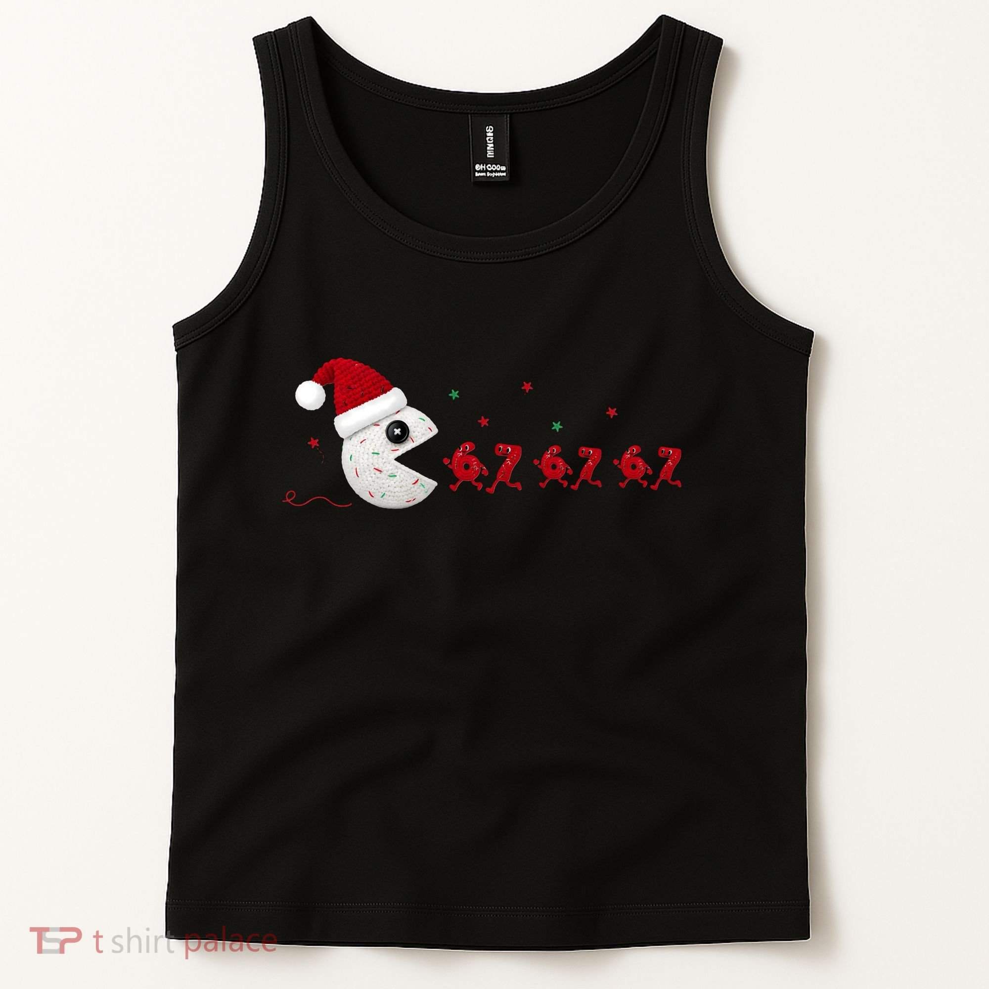 Crochet Pac Christmas 67 Meme Tank Top