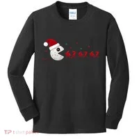 Crochet Pac Christmas 67 Meme Kids Long Sleeve Shirt thumb 0