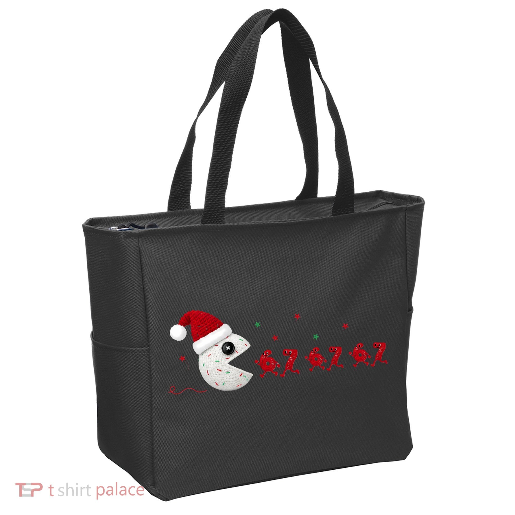 Crochet Pac Christmas 67 Meme Tote Bag