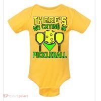 Cool Pickleball Baby Bodysuit thumb 0