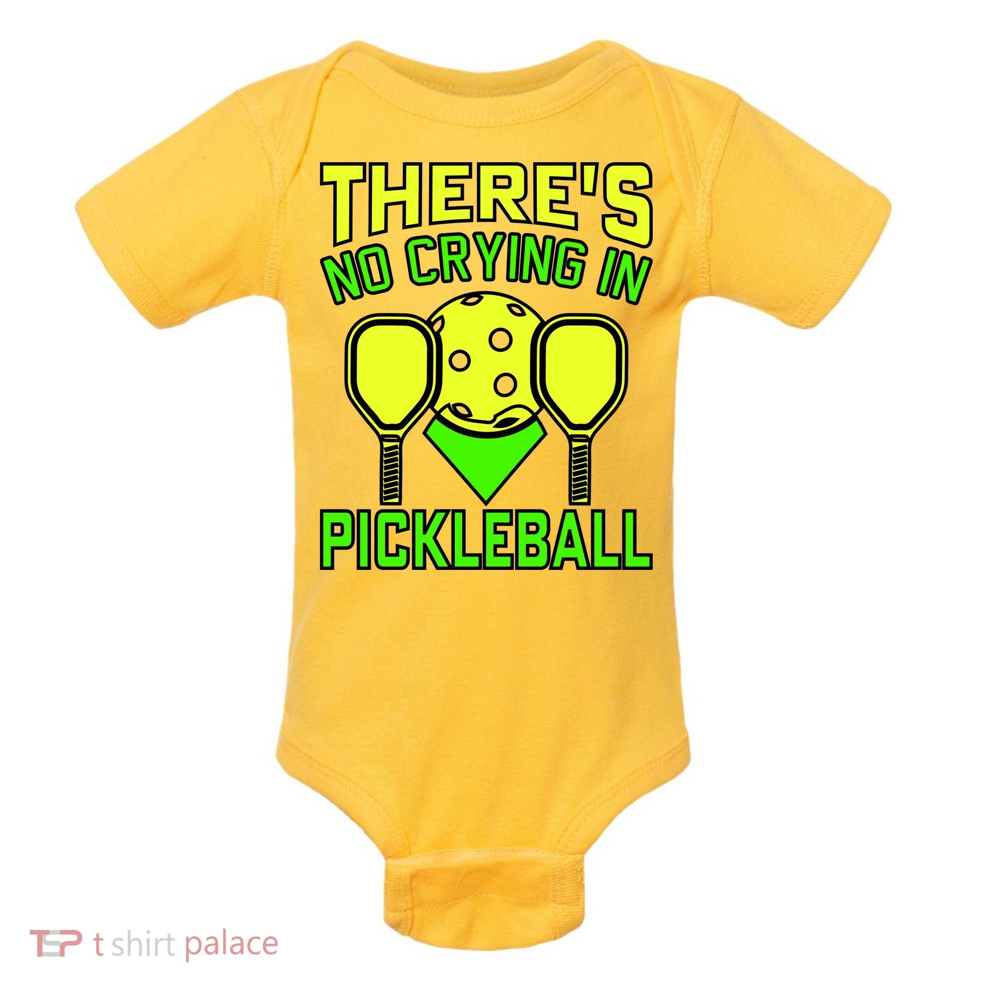 Cool Pickleball Baby Bodysuit