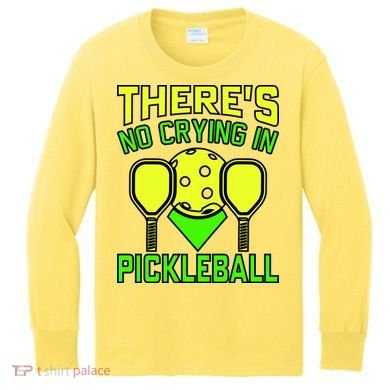 Cool Pickleball Kids Long Sleeve Shirt