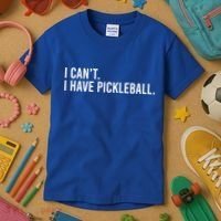 Cool Pickleball Coach With Saying I Can't I Have Pickleball Gift Kids T-Shirt thumb 3