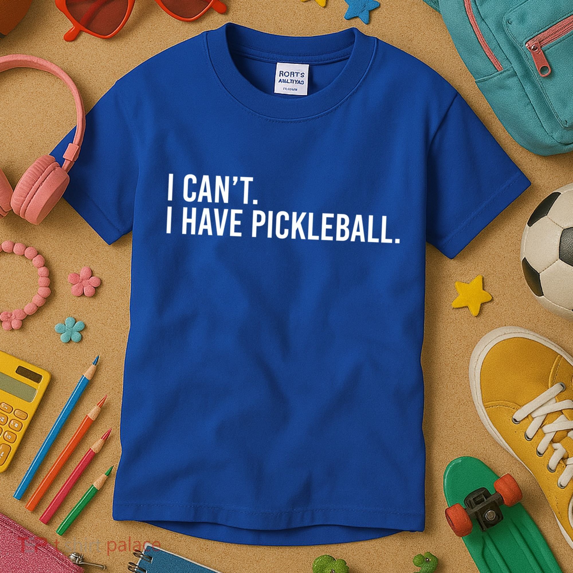 Cool Pickleball Coach With Saying I Can't I Have Pickleball Gift Kids T-Shirt