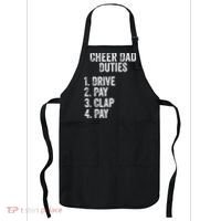Cheerleading Papa Cheer Dad Duties Drive Pay Clap Apron thumb 0