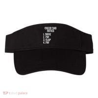 Cheerleading Papa Cheer Dad Duties Drive Pay Clap Visor thumb 0