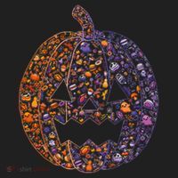 Candy Pumpkin Women's Sweatshirt thumb 2