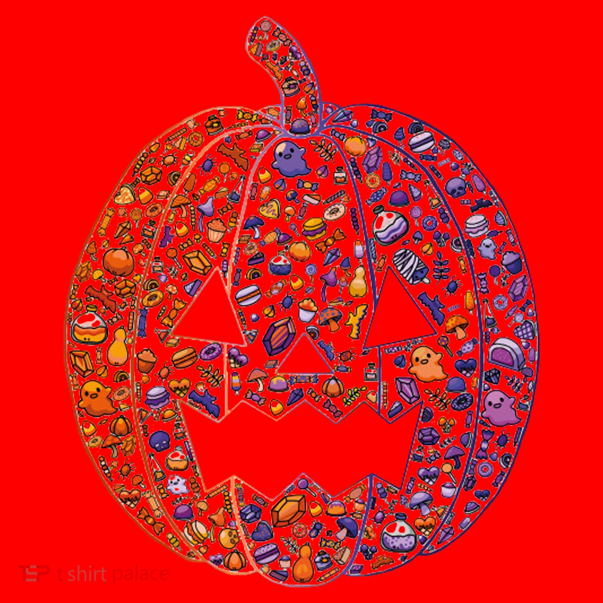Candy Pumpkin Santa Hat