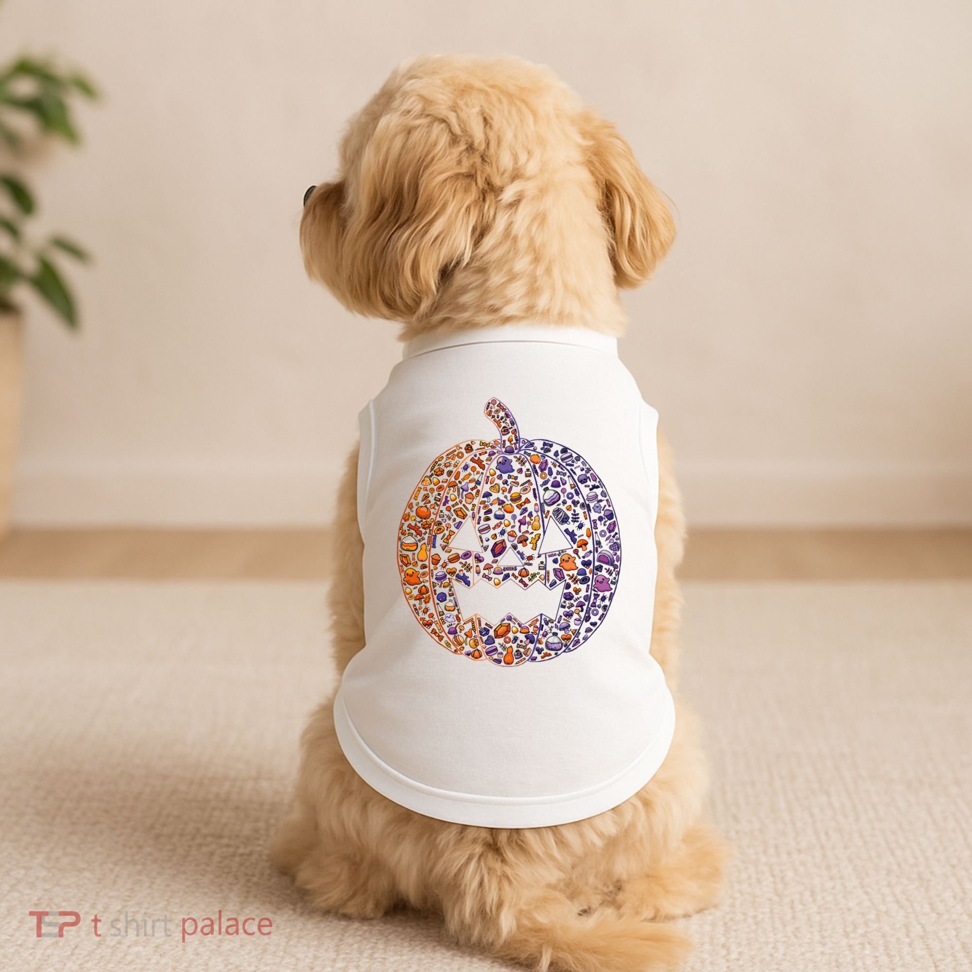 Candy Pumpkin Doggie Tank