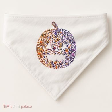 Candy Pumpkin USA-Made Doggie Bandana