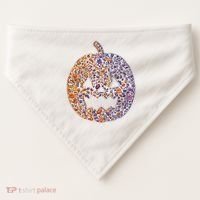 Candy Pumpkin USA-Made Doggie Bandana thumb 0