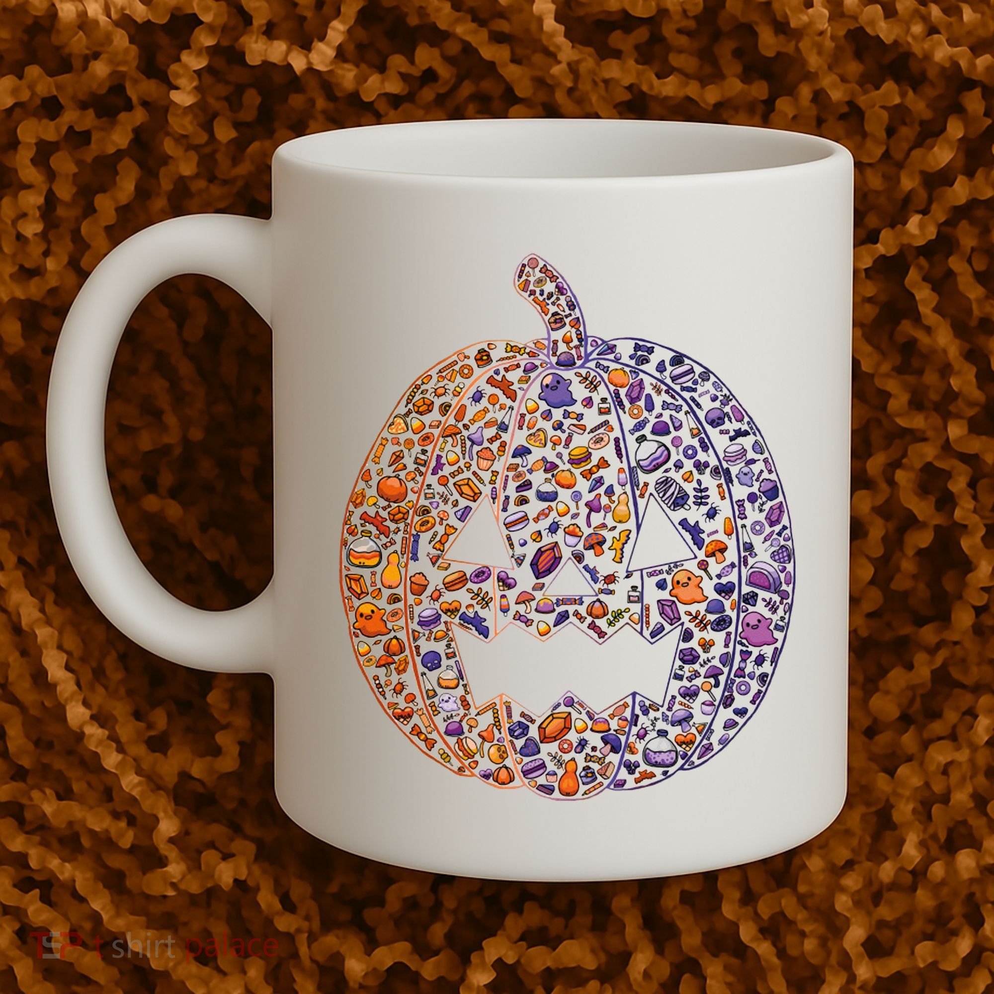 Candy Pumpkin Coffee Mug