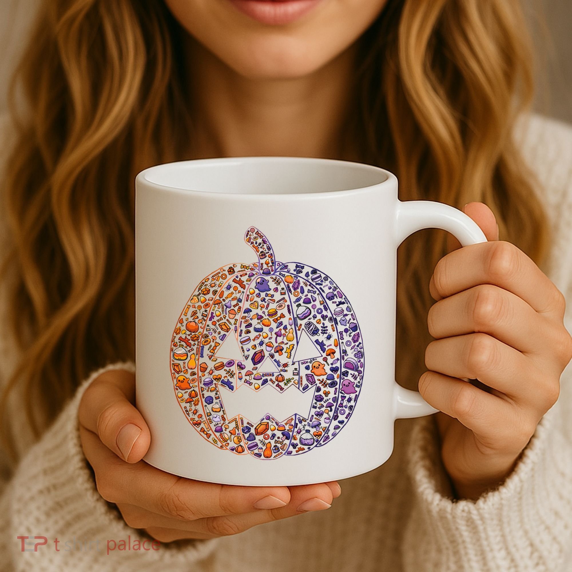 Candy Pumpkin Coffee Mug
