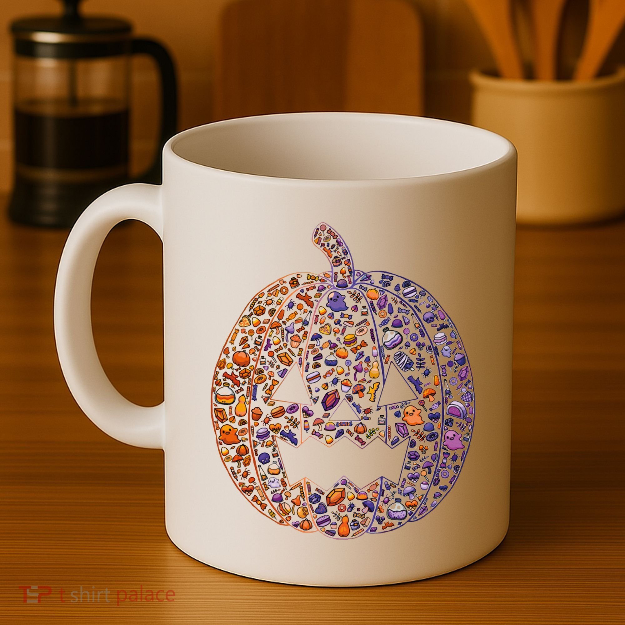 Candy Pumpkin Coffee Mug