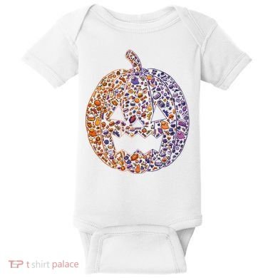 Candy Pumpkin Baby Bodysuit