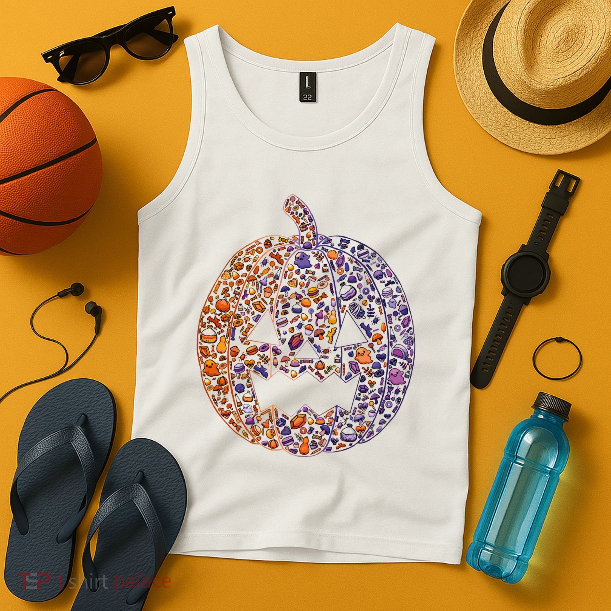 Candy Pumpkin Tank Top
