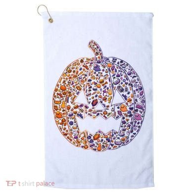 Candy Pumpkin Golf Towel