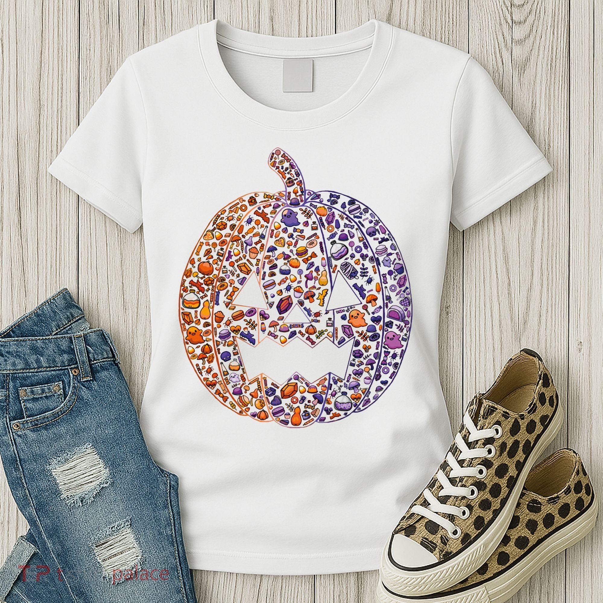 Candy Pumpkin Women's T-Shirt