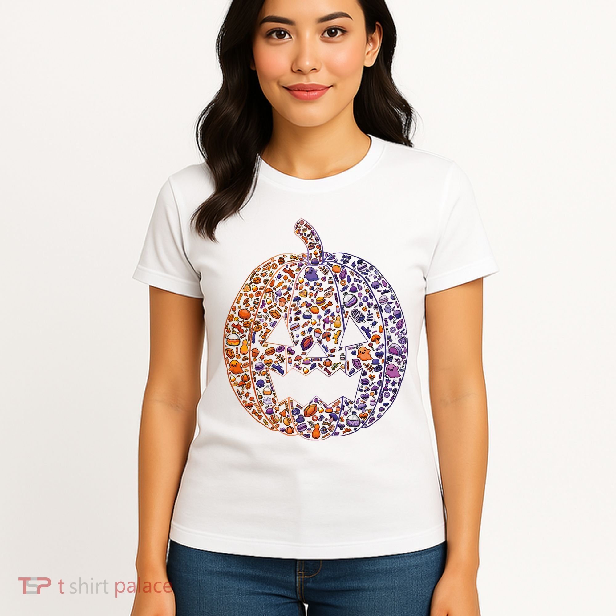 Candy Pumpkin Women's T-Shirt