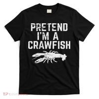 Crawfish Pretend Cute Cajun Food Retro Gif T-Shirt thumb 0