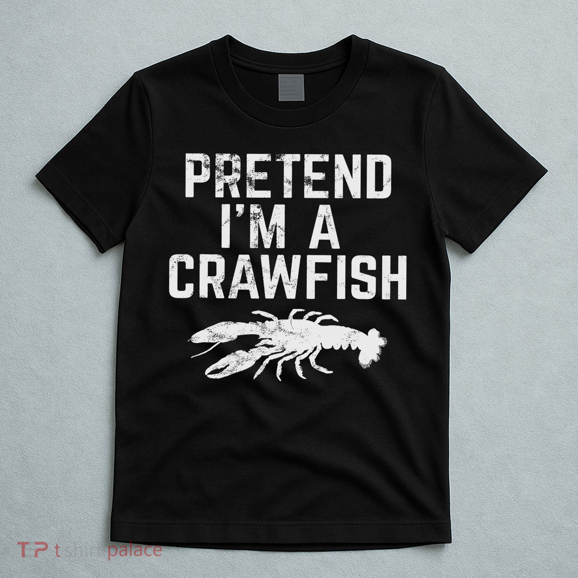 Crawfish Pretend Cute Cajun Food Retro Gif T-Shirt