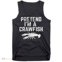 Crawfish Pretend Cute Cajun Food Retro Gif Tank Top thumb 0
