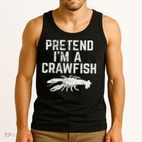 Crawfish Pretend Cute Cajun Food Retro Gif Tank Top thumb 3