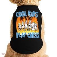 Chess Pieces Cool Kids Play Chess Doggie Tank thumb 0
