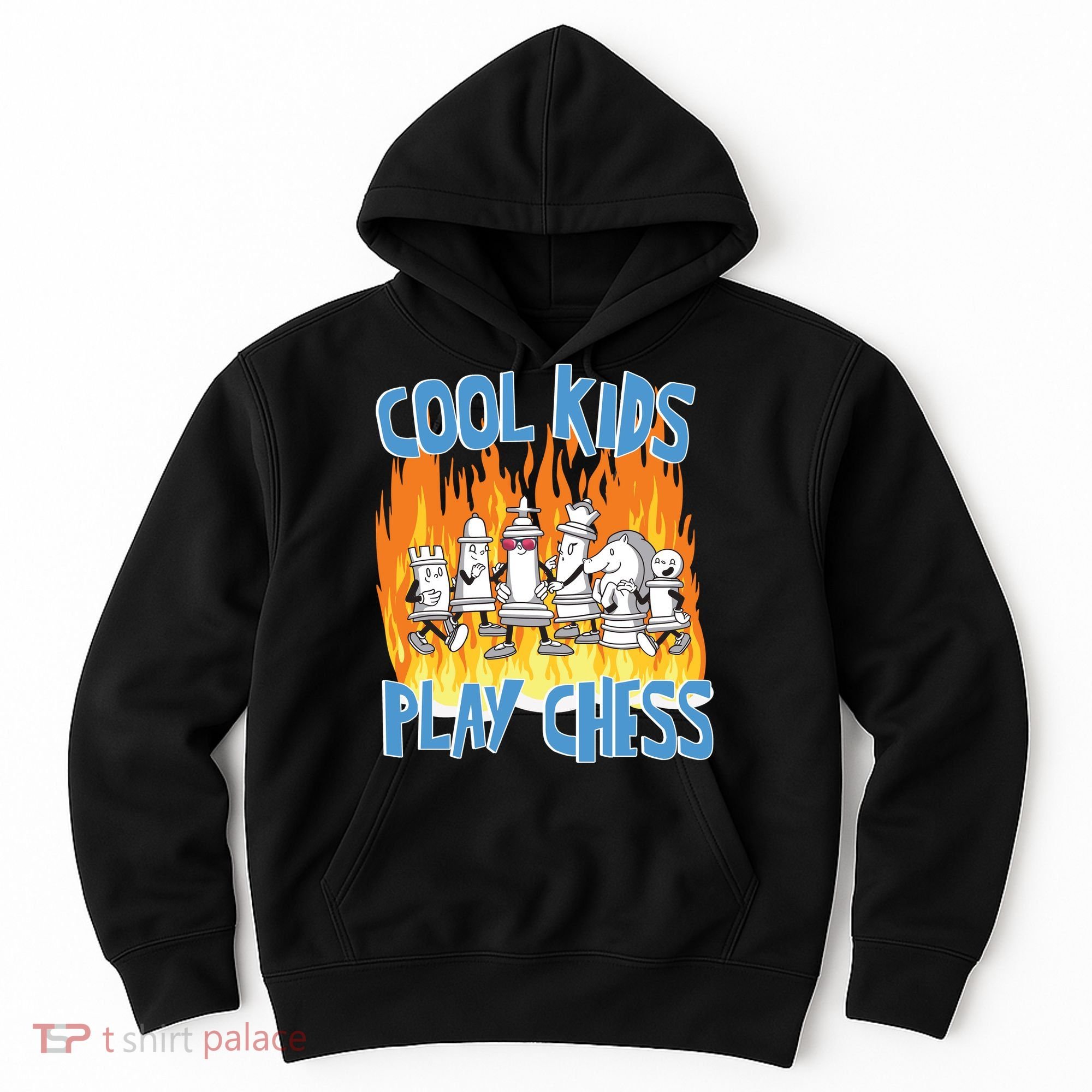 Chess Pieces Cool Kids Play Chess Hoodie